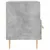Produktbild 5 för Sängbord betonggrå 40x35x47,5 cm konstruerat trä