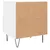 Produktbild 9 för Sängbord 2 st vit 40x35x47,5 cm konstruerat trä