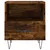 Produktbild 7 för Sängbord 2 st rökfärgad ek 40x35x47,5 cm konstruerat trä
