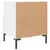 Produktbild 6 för Sängbord vit 40x35x47,5 cm konstruerat trä