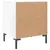 Produktbild 6 för Sängbord vit högglans 40x35x47,5 cm konstruerat trä