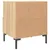 Produktbild 9 för Sängbord 2 st sonoma-ek 40x35x47,5 cm konstruerat trä