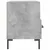 Produktbild 5 för Sängbord betonggrå 40x35x47,5 cm konstruerat trä