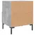 Produktbild 6 för Sängbord betonggrå 40x35x47,5 cm konstruerat trä