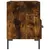 Produktbild 5 för Sängbord rökfärgad ek 40x35x47,5 cm konstruerat trä