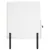 Produktbild 5 för Sängbord vit 40x35x47,5 cm konstruerat trä