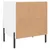 Produktbild 9 för Sängbord 2 st vit 40x35x47,5 cm konstruerat trä
