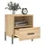 Produktbild 3 för Sängbord 2 st sonoma-ek 40x35x47,5 cm konstruerat trä