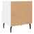 Produktbild 6 för Sängbord vit 40x35x47,5 cm konstruerat trä