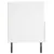 Produktbild 8 för Sängbord 2 st vit 40x35x47,5 cm konstruerat trä