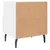 Produktbild 9 för Sängbord 2 st vit 40x35x47,5 cm konstruerat trä