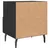 Produktbild 9 för Sängbord 2 st svart 40x35x47,5 cm konstruerat trä