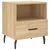 Produktbild 2 för Sängbord sonoma-ek 40x35x47,5 cm konstruerat trä