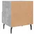 Produktbild 9 för Sängbord 2 st betonggrå 40x35x47,5 cm konstruerat trä