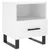Produktbild 6 för Sängbord 2 st vit 40x35x47,5 cm konstruerat trä