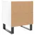 Produktbild 6 för Sängbord vit högglans 40x35x47,5 cm konstruerat trä