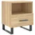 Produktbild 2 för Sängbord sonoma-ek 40x35x47,5 cm konstruerat trä