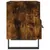 Produktbild 5 för Sängbord rökfärgad ek 40x35x47,5 cm konstruerat trä