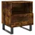 Produktbild 6 för Sängbord 2 st rökfärgad ek 40x35x47,5 cm konstruerat trä