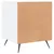 Produktbild 6 för Sängbord vit 40x40x50 cm konstruerat trä