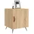 Produktbild 9 för Sängbord sonoma-ek 40x40x50 cm konstruerat trä