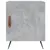 Produktbild 6 för Sängbord 2 st betonggrå 40x40x50 cm konstruerat trä