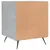 Produktbild 8 för Sängbord 2 st betonggrå 40x40x50 cm konstruerat trä