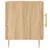 Produktbild 7 för Sängbord sonoma-ek 40x40x50 cm konstruerat trä