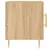 Produktbild 7 för Sängbord 2 st sonoma-ek 40x40x50 cm konstruerat trä