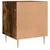 Produktbild 10 för Sängbord 2 st rökfärgad ek 40x40x50 cm konstruerat trä