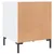 Produktbild 8 för Sängbord 2 st vit 40x40x50 cm konstruerat trä