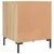 Produktbild 8 för Sängbord 2 st sonoma-ek 40x40x50 cm konstruerat trä