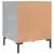 Produktbild 8 för Sängbord 2 st betonggrå 40x40x50 cm konstruerat trä