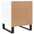 Produktbild 8 för Sängbord vit 40x40x50 cm konstruerat trä