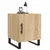 Produktbild 4 för Sängbord 2 st sonoma-ek 40x40x50 cm konstruerat trä