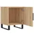 Produktbild 5 för Sängbord 2 st sonoma-ek 40x40x50 cm konstruerat trä