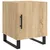 Produktbild 6 för Sängbord 2 st sonoma-ek 40x40x50 cm konstruerat trä