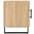 Produktbild 8 för Sängbord 2 st sonoma-ek 40x40x50 cm konstruerat trä