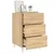 Produktbild 4 för Sängbord sonoma-ek 40x40x66 cm konstruerat trä