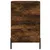 Produktbild 5 för Sängbord rökfärgad ek 40x40x66 cm konstruerat trä