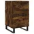Produktbild 2 för Sängbord rökfärgad ek 40x40x66 cm konstruerat trä