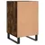 Produktbild 8 för Sängbord rökfärgad ek 40x40x66 cm konstruerat trä