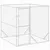 Produktbild 2 för Hundgård för utomhusbruk silver 2x2x2 m galvaniserat stål