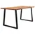 Produktbild 3 för Bord med levande kant 160x80x75 cm massivt akaciaträ