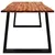 Produktbild 5 för Matbord med levande kant 180x90x75 cm massivt akaciaträ