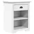 Produktbild 2 för Sängbord BODO vit 53x38,5x66 cm massiv furu