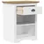Produktbild 4 för Sängbord BODO brun 53x38,5x66 cm massiv furu
