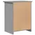 Produktbild 6 för Sängbord BODO grå 53x38,5x66 cm massiv furu
