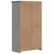 Produktbild 6 för Klädskåp BODO grå 101x52x176,5 cm massiv furu