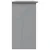 Produktbild 5 för Skänk BODO grå 115x43x79,5 cm massiv furu